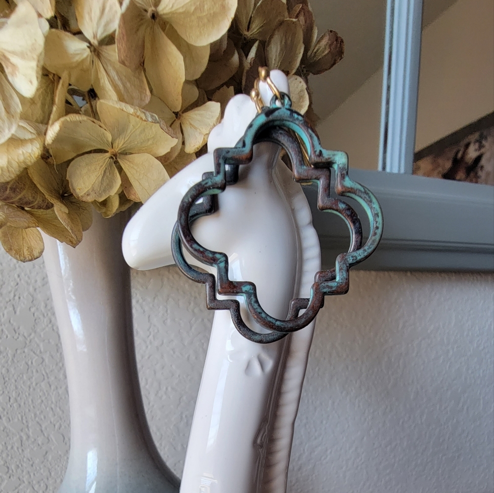 French Wire Quatrefoil Earrings